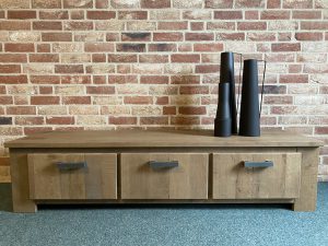 Tv Meubel Massief Eikenhout Baks Rio Verde 170cm OUTLET