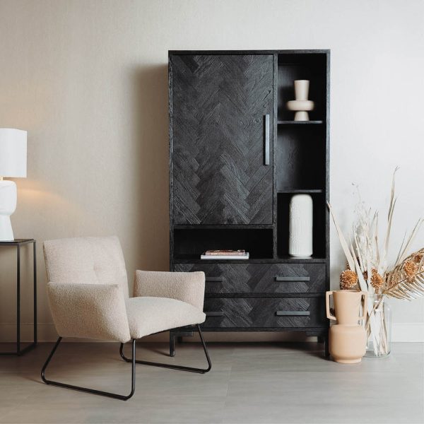 Fauteuil Dante Coffeechair Teddy Light Brown