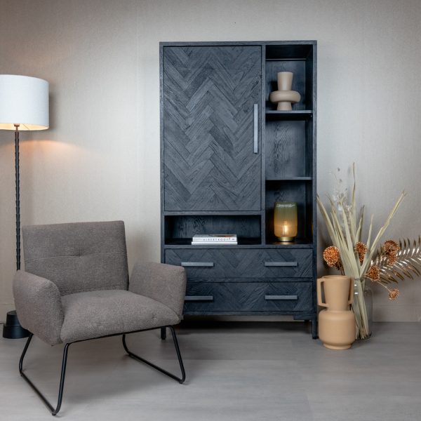 Fauteuil Dante Coffeechair Teddy Dark Brown