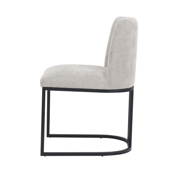 Eetkamerstoel Archi Stof Graphite - Afbeelding 4