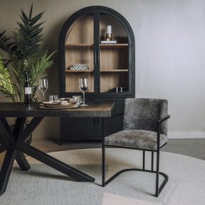 Armstoel Archi Stof Graphite
