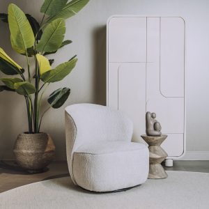 Fauteuil Belvi Beige