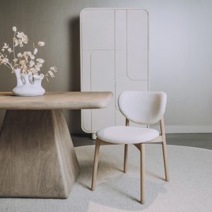 Eetkamerstoel Pimonte Stof Ivory