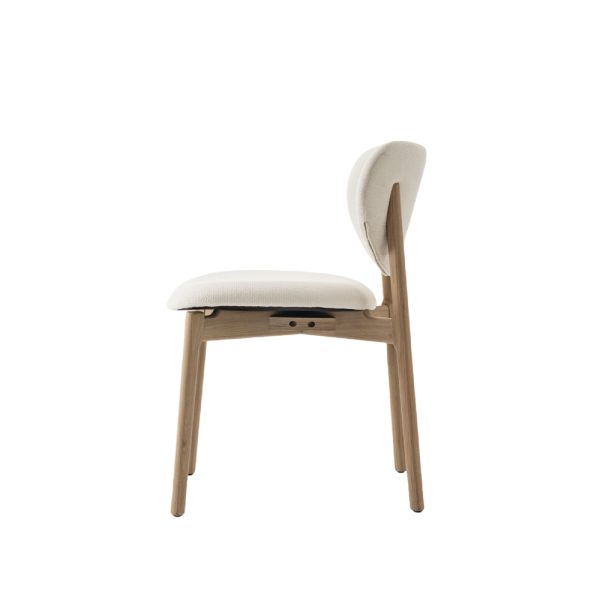 Complete  Eethoek Mello Rond Beige 150cm Stoel Pimonte - Afbeelding 6