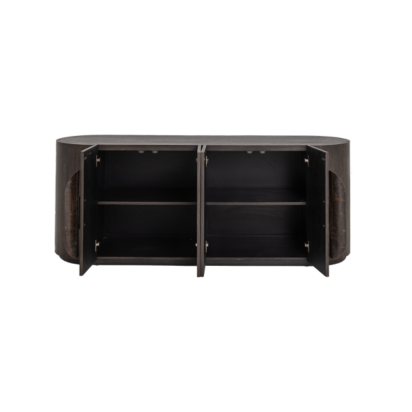 Dressoir Allure Donker Bruin 180cm - Afbeelding 3