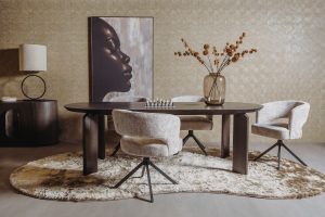 Eettafel Allure Donker Bruin 220cm