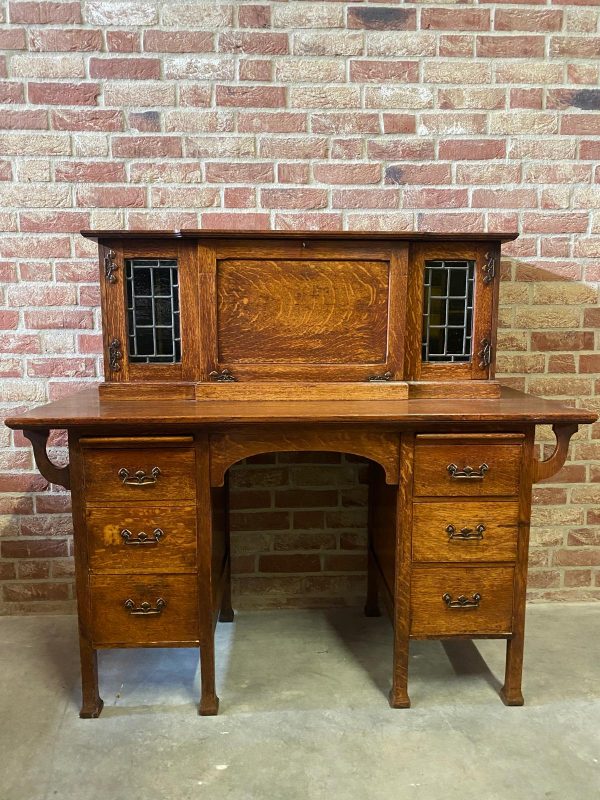 Bureau Art-deco Hollands Eikenhout 1910/1940