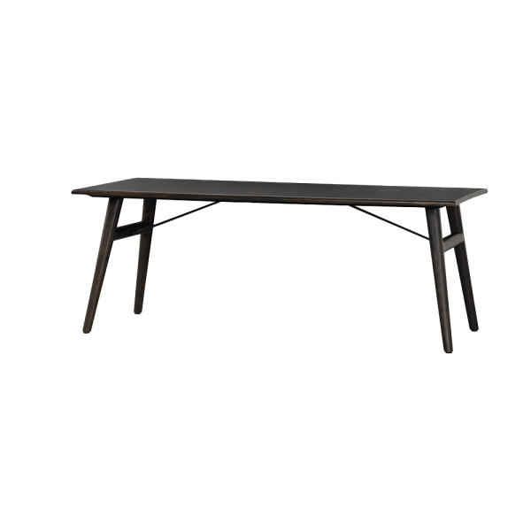 Eettafel Aura Espresso 160cm