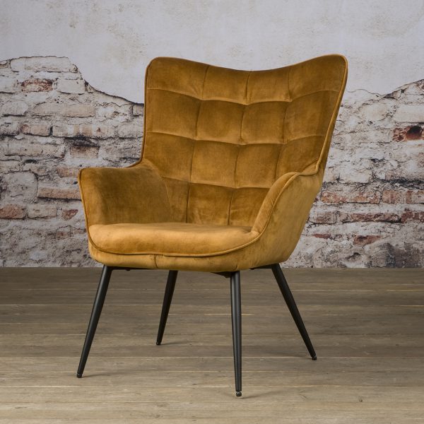 Fauteuil Badia Coffeechair Bliss Gold
