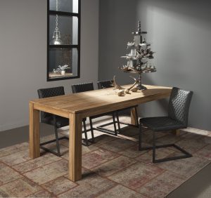 Eettafel Leeds Natural Teak 160cm