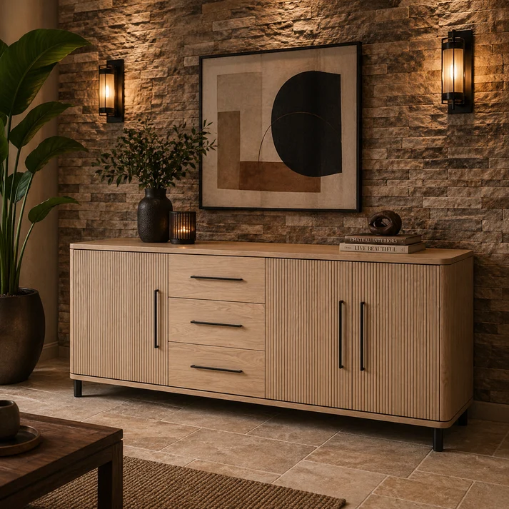 Dressoir Marit Blond Oak 240cm