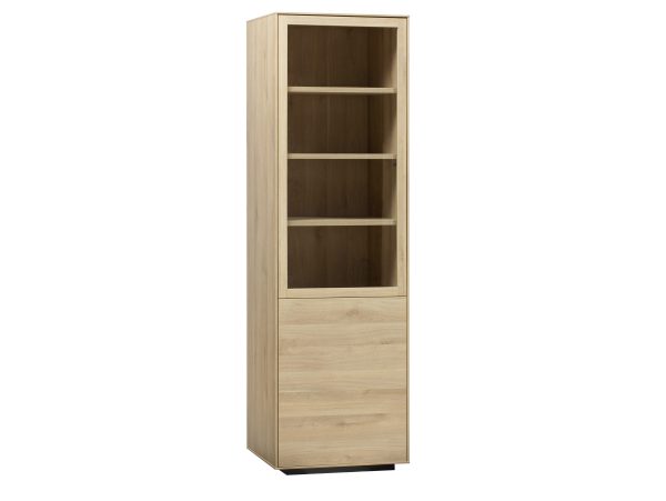 Vitrinekast Elly Blank Hout Hufterproof 60cm