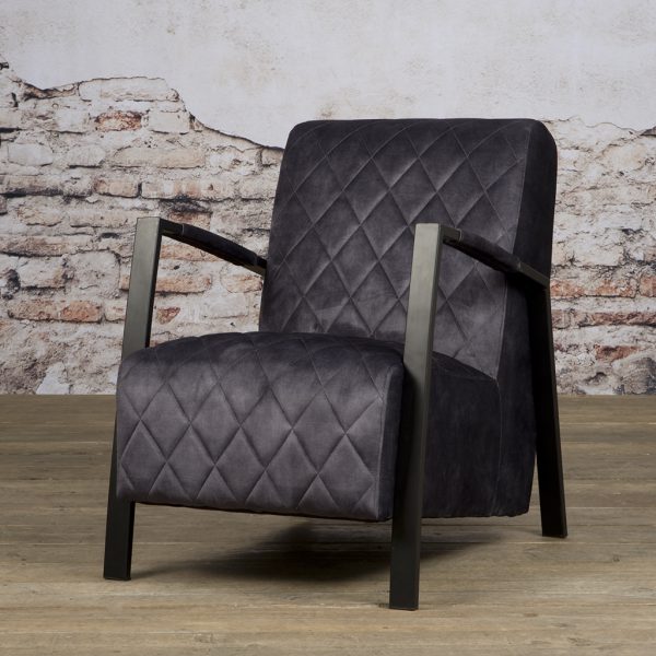 Fauteuil Villa Coffeechair Adora Antraciet