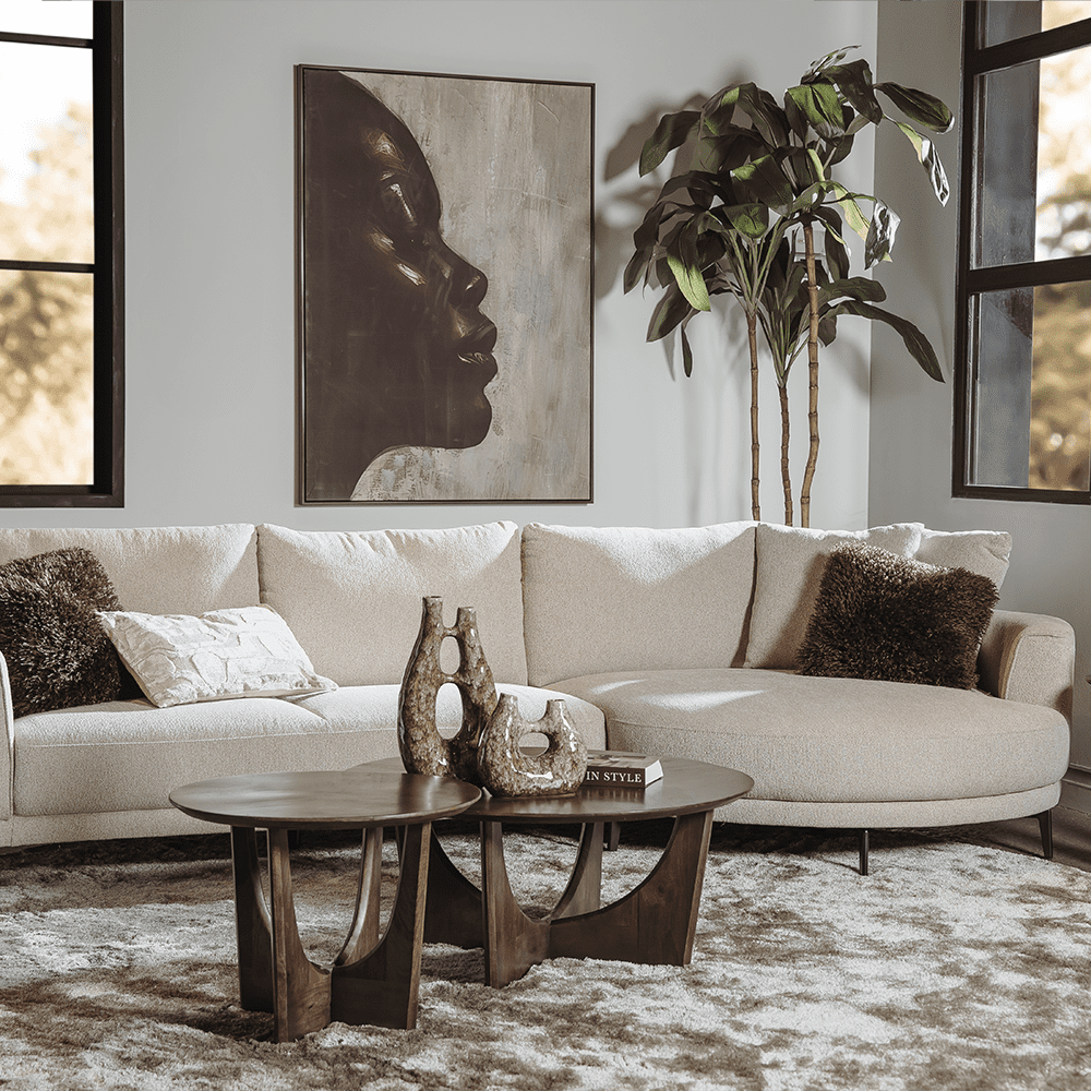 Salontafel Fermo Rond Olive 90cm