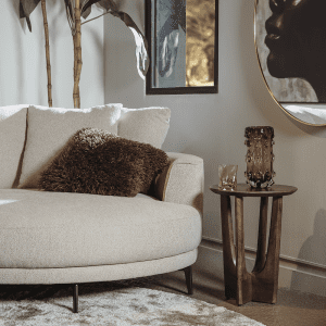 Bijzettafel Fermo Rond Olive 40cm