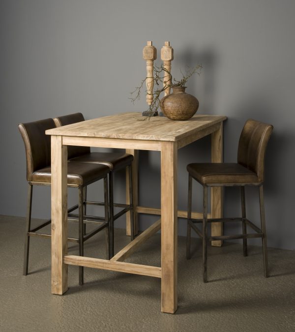Bartafel Genua Massief Teakhout 160cm Towerliving