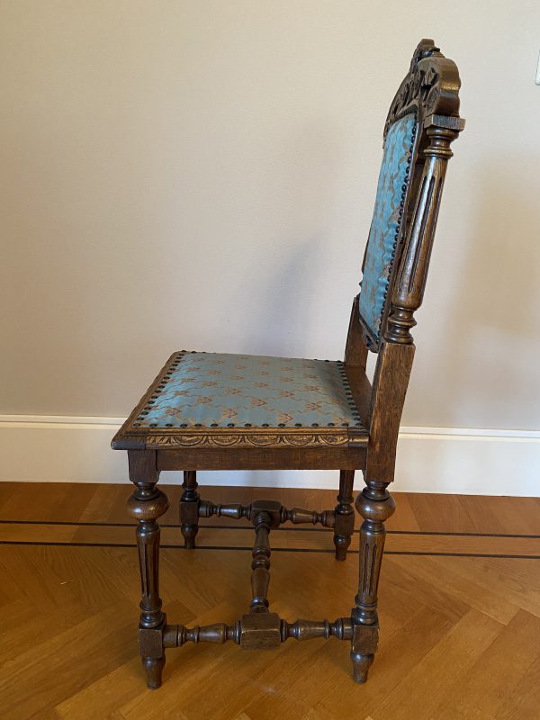 Frans antieke stoelen 4 stuks Eikenhout