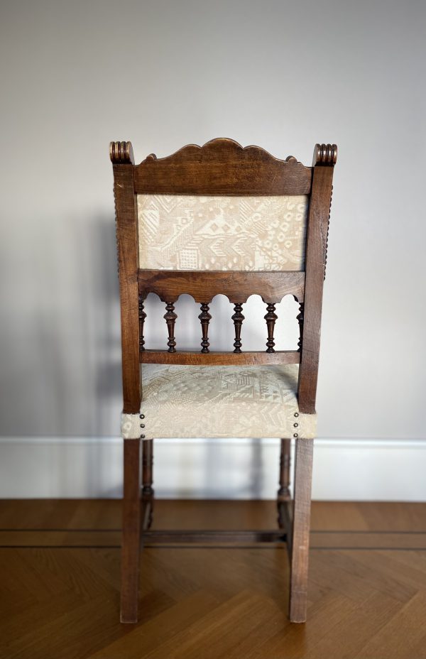Frans antieke stoelen 6 stuks notenhout
