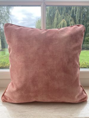 Kussen Velvet Adore Zalm Roze 50x50cm