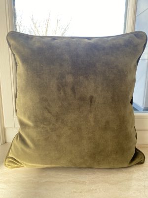 Kussen Velvet Adore Mos Groen Vierkant 40x40cm