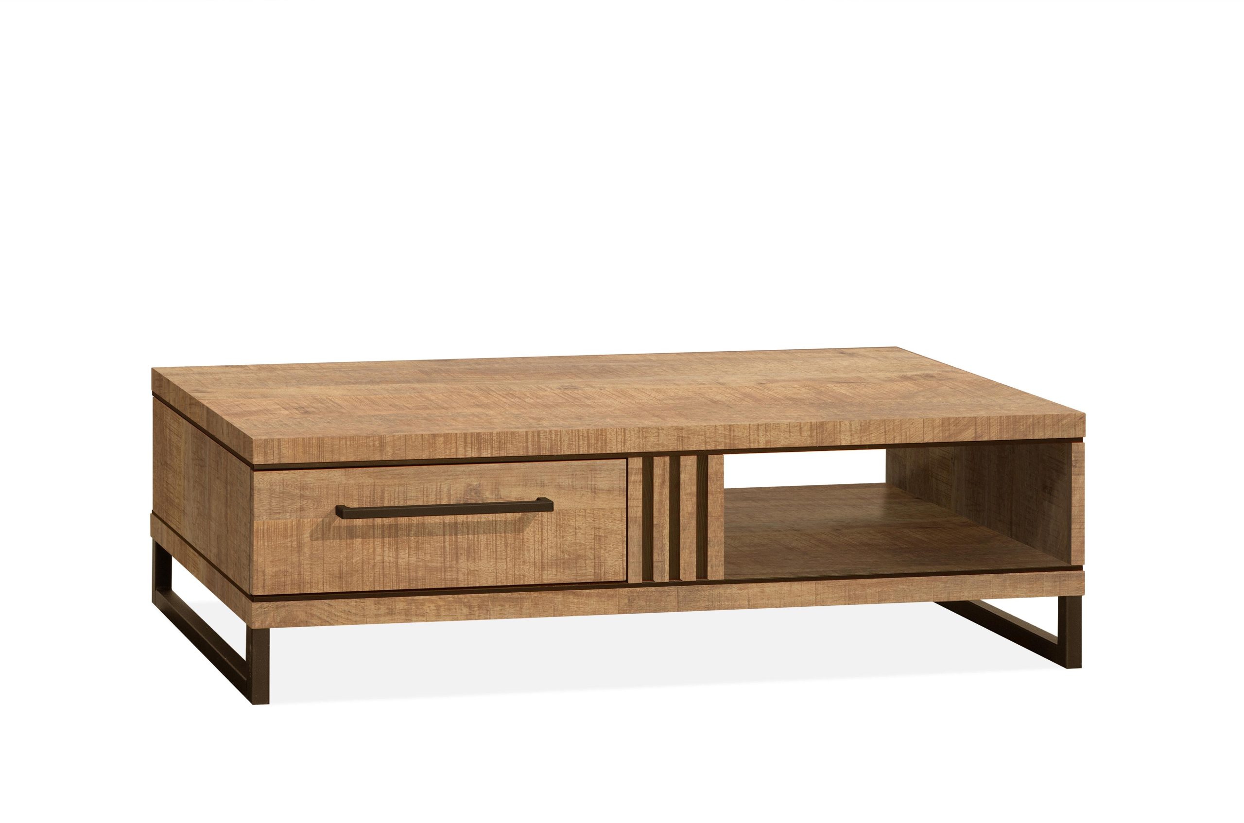 Salontafel Lyon Mango Anodic Brown Hufterproof 135cm