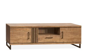 Tv meubel Lyon Mango Anodic Brown Hufterproof 200cm