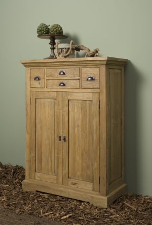 Meidenkast Bradford Gerecycled Teak 100cm 