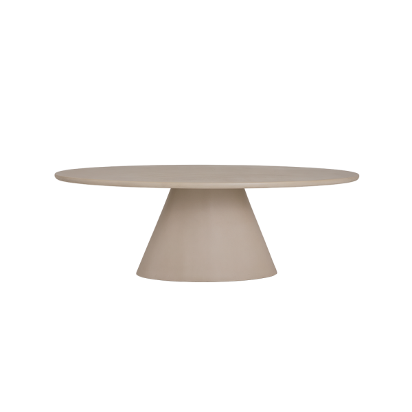 Mello eetkamertafel Ovaal Beige 240cm - Afbeelding 2