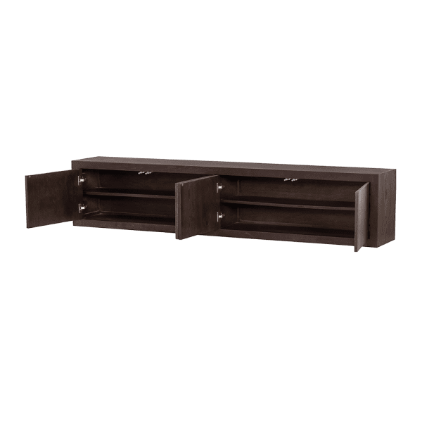 Tv Meubel Hangend Mincio Espresso 220cm - Afbeelding 3