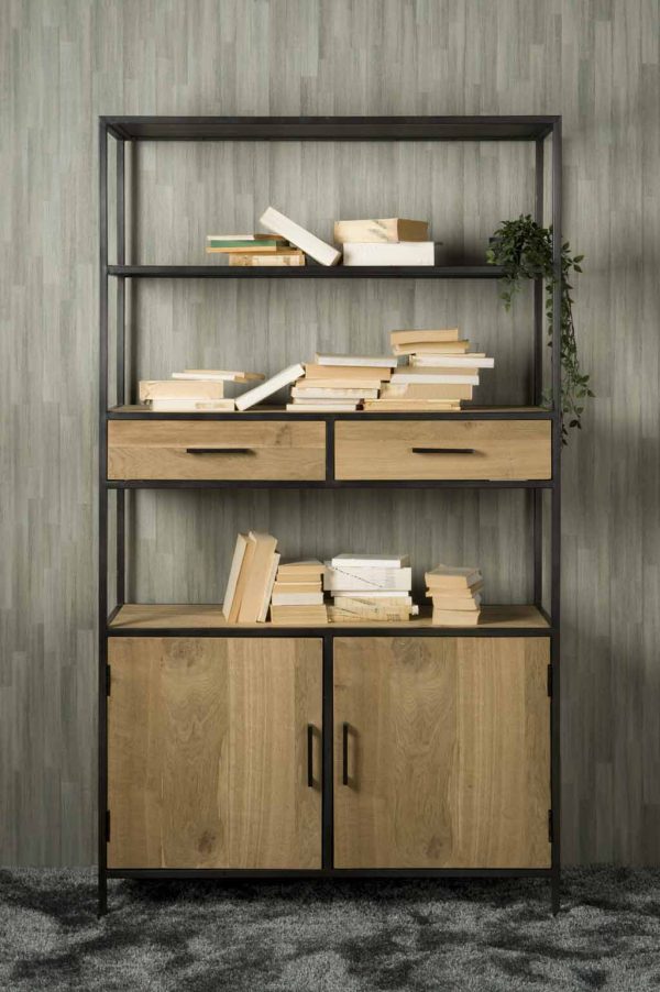 Boekenkast Wouter Eikenhout 115cm