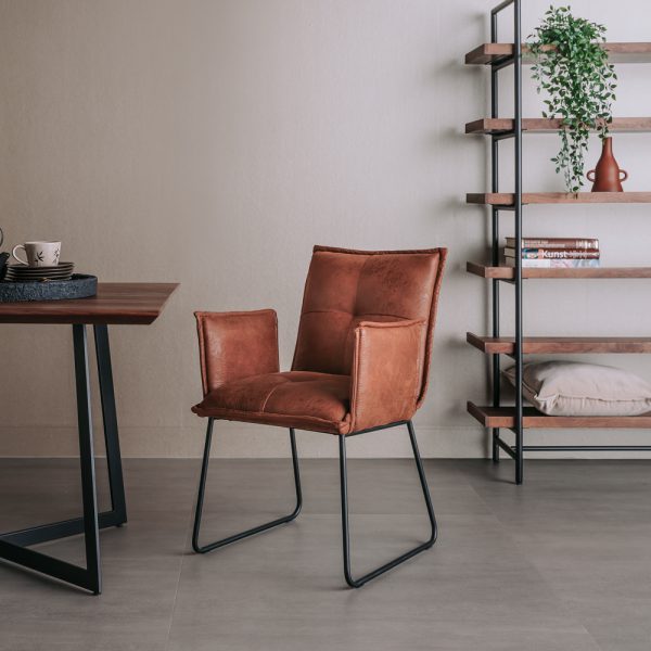 Armstoel Seda Cognac