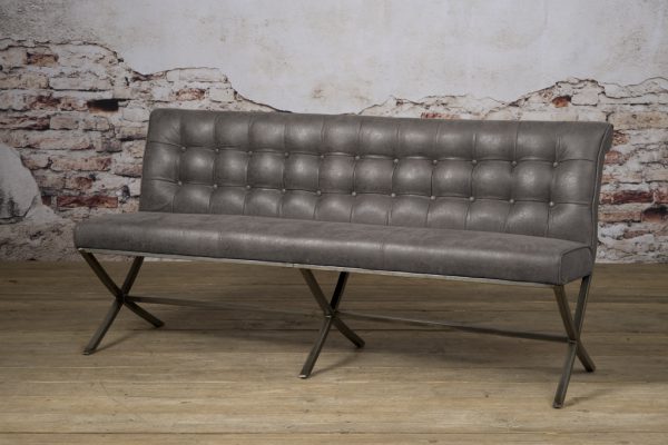Eettafelbank Rohan Grey 155cm