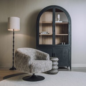 Fauteuil Barga Coffeechair Teddy White Grey