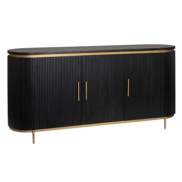 Dressoir Ramazan Zwart 180cm