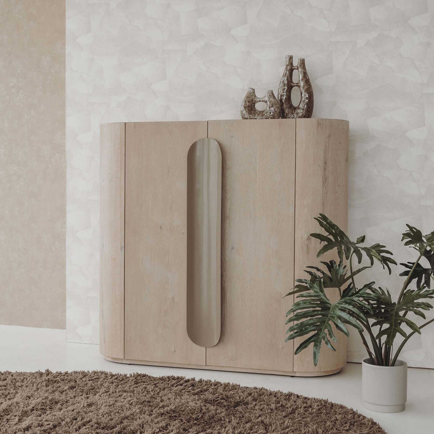 Opbergkast Allure White Wash 150cm