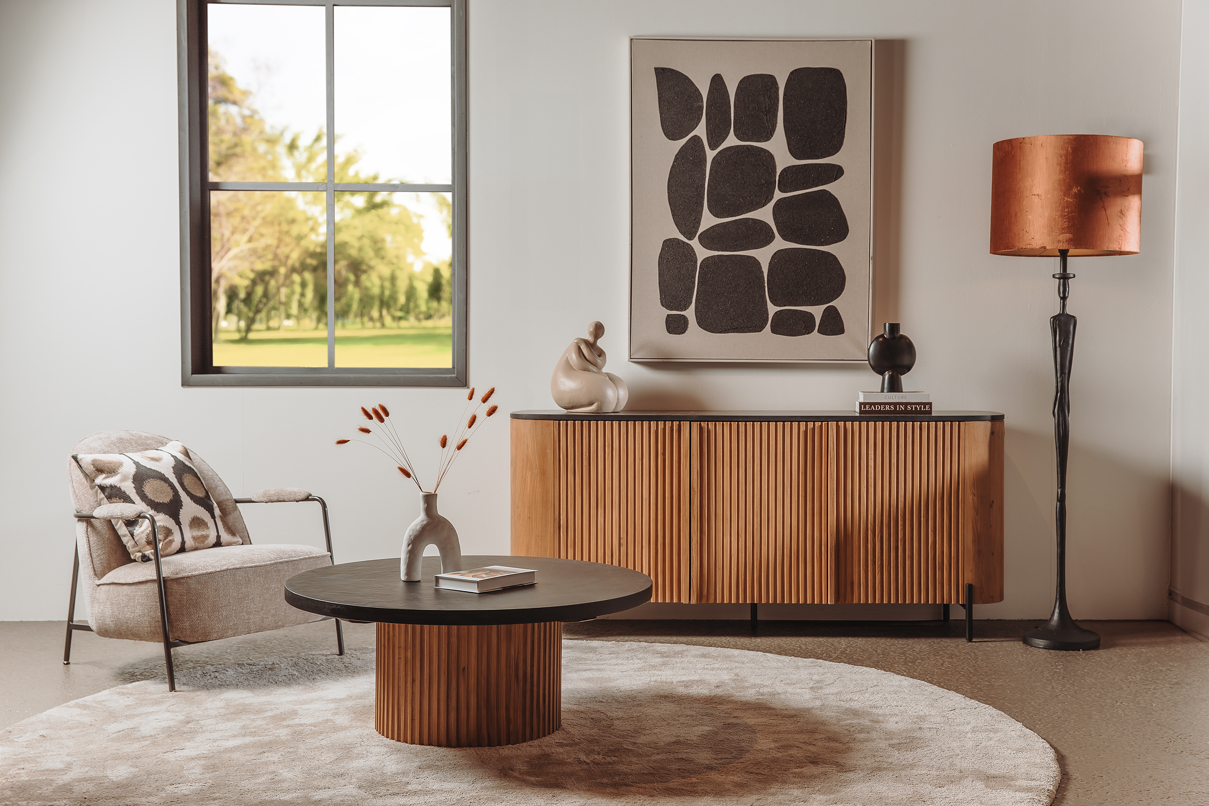 Salontafel Rond Palazzo 100cm