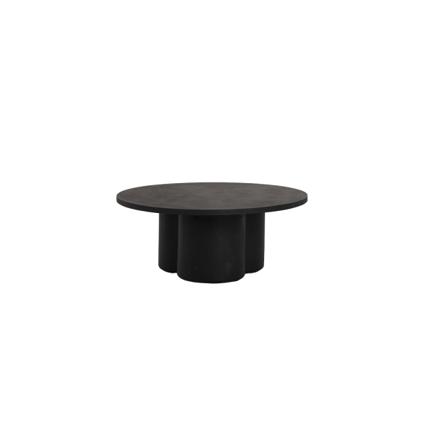 Salontafel Rond Palazzo Zwart 75cm