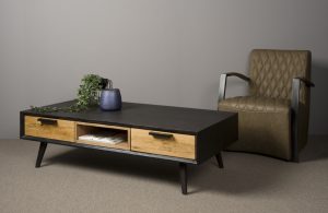 Coffee Table Bresso Retro Eikenhout 140cm Towerliving