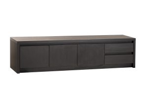 Tv meubel Rolf Zwart Hout Hufterproof 208cm