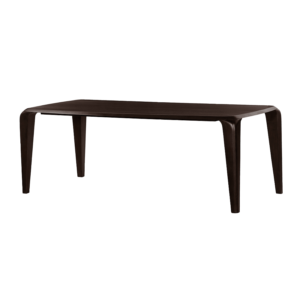 Eetkamertafel Ronta Espresso bruin 200cm - Afbeelding 5
