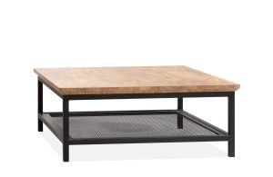 Salontafel Steel Mango vierkant 100cm