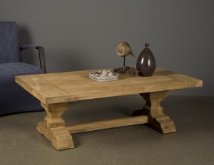 Salontafel Kloosterpoot Le mans teakhout 135cm