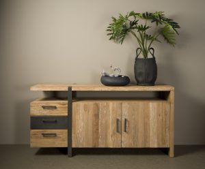 Dressoir Lucca Gerecycled Teakhout 185cm Towerliving
