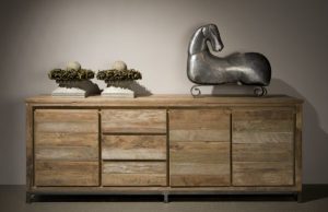 Dressoir Chester Gerecycled Teakhout 220cm