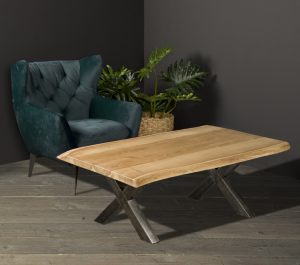Salontafel Xabia Boomstam Acaciahout 135cm Towerliving