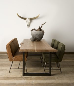 Eetkamertafel Urbania Boomstam U-poot 240cm Towerliving