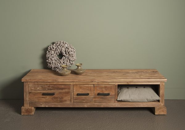 Tv Meubel Milaan Gerecycled Teakhout 160cm