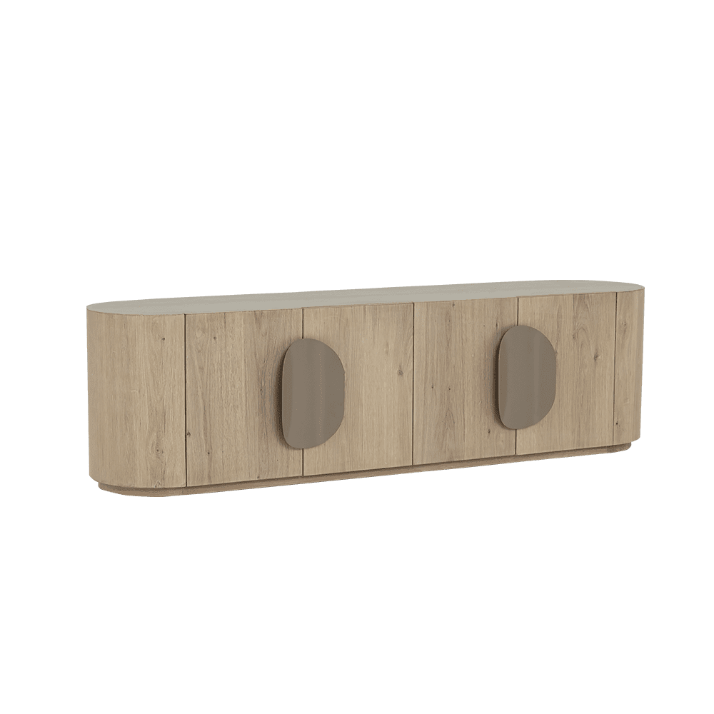 Tv meubel Allure White Wash 180cm - Afbeelding 4