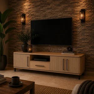 Tv meubel Marit Blond Oak 210cm