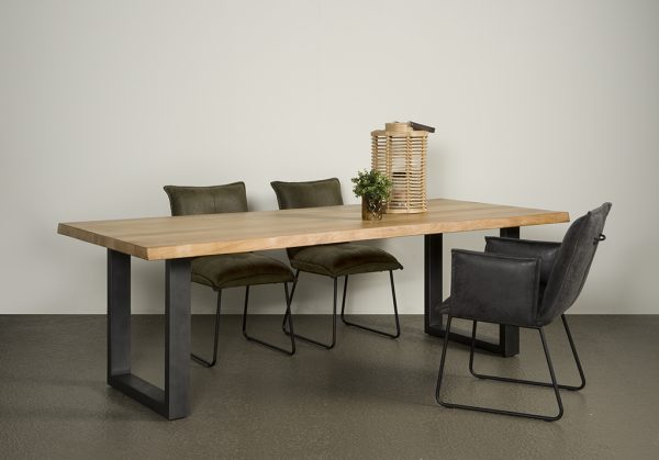 Eetkamertafel Ultimo Naturel Boomstam 220cm Towerliving